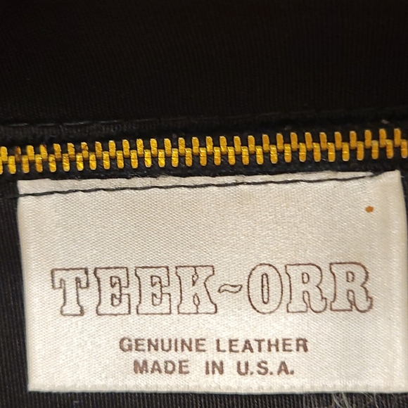 VINTAGE LARGE TEEK ORR CLUTCH BAG